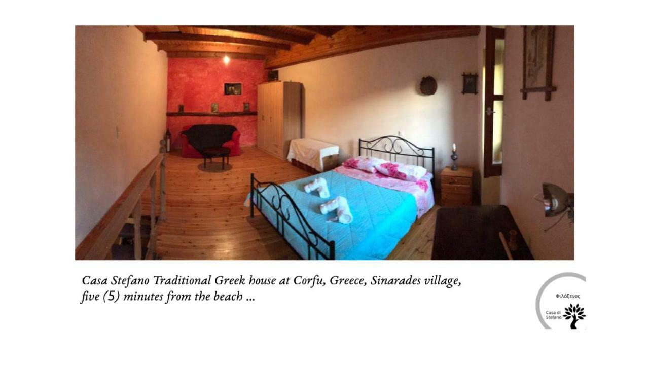 Country Traditional House In Corfu Village, Greece Szinarádesz Kültér fotó